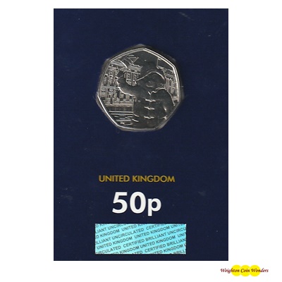 2018 BU 50p Coin (Card) - Paddington at the Palace - Click Image to Close